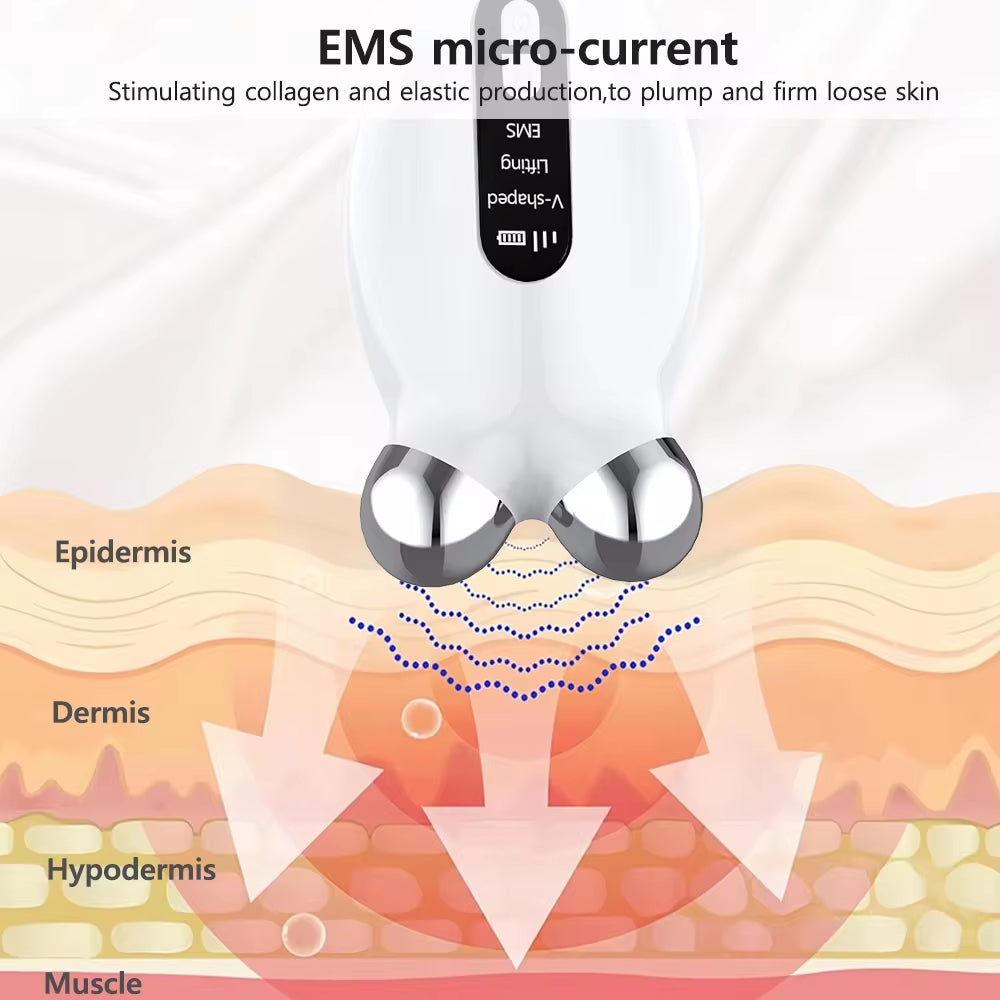 Face Lifting Massager EMS Microcurrent Massager Facial Wrinkle Lift Machine EMS Face Massage Facial Microcurrent anti Wrinkle