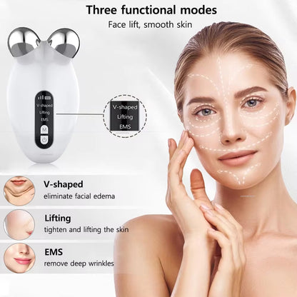 Face Lifting Massager EMS Microcurrent Massager Facial Wrinkle Lift Machine EMS Face Massage Facial Microcurrent anti Wrinkle